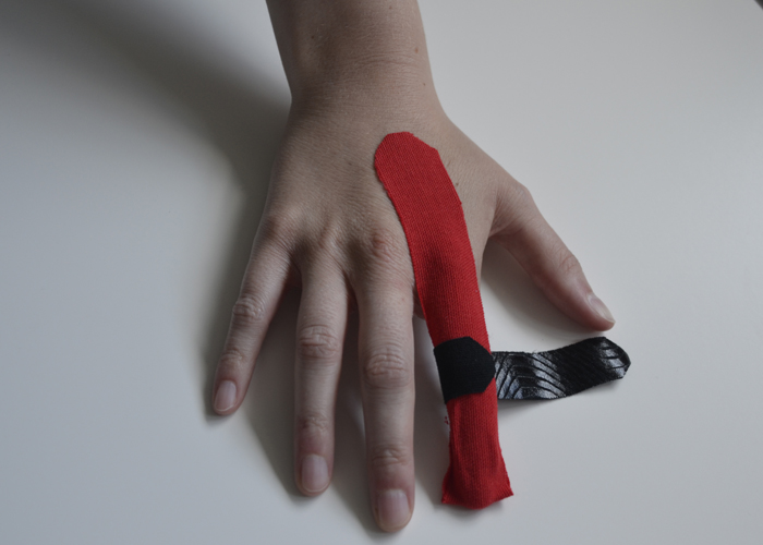 Finger tapen - Schritt 3