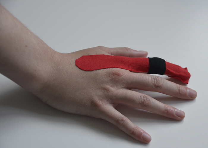 Finger tapen - Schritt 4
